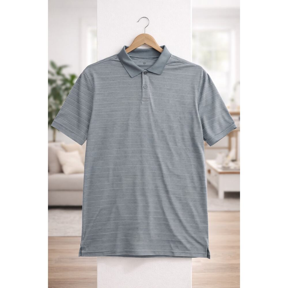 Saddlebred Blue Collard Shirt Size M